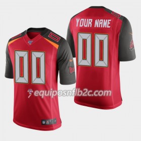 Camiseta Hombre NFL Tampa Bay Buccaneers Personalizar Nike Rojo I 100th